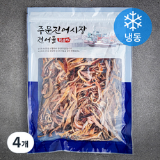 주문진어시장건어물 휴게소 맥반석 오징어 (냉동), 250g, 4개