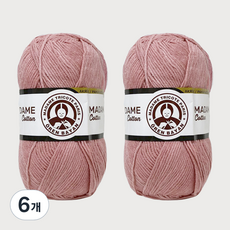 DIKTAS Madame Cotton棉質混紡毛線 2入, 41. 間距, 6個