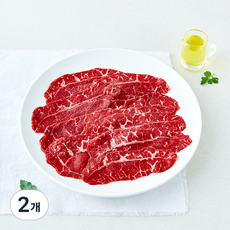 미트엔조이 미국산 부채살 샤브샤브 육전용 (냉장), 2개, 600g