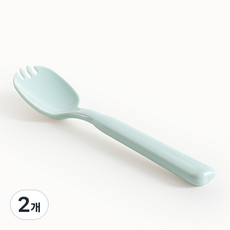 탁가온 유아용 네모 에코젠 스포크, 민트, 단품, 2개