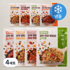 한끼통살 곤약현미 볶음밥 180g x 4종 믹스세트 (냉동), 720g, 4세트