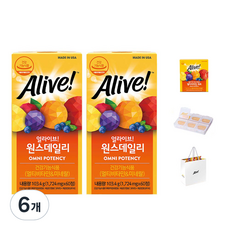Alive Alive!綜合維他命礦物質補充錠 103.4g 2罐+禮物組, 120顆, 3組