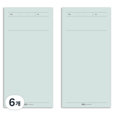 플레픽 팝업 메모 사인, 20 프리 오션, 60매, 6개