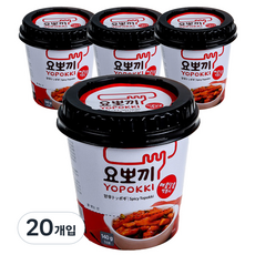 Yopoki 香辣甜炒年糕杯, 140g, 20個