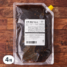 한맥 햄버거소스, 2kg, 4개