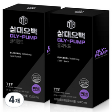 TTF Gly-Pump甘油補充液隨身包 甜鳳梨味, 300g, 4盒
