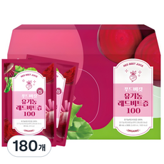 푸드버킷 유기농 레드비트즙 100, 80ml, 180개
