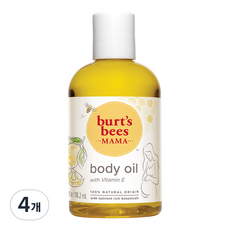 버츠비 마마 비 너리싱 바디오일, 118.2ml, 4개