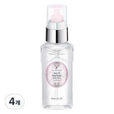 JILLSTUART 白色花香髮油 深層修護, 60ml, 4個