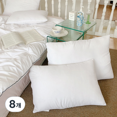 드림베딩 무형광 구름 솜 베개, 화이트, 8개