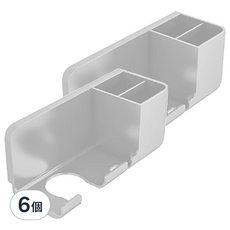 吹風機置物架 C136, 白色, 6個
