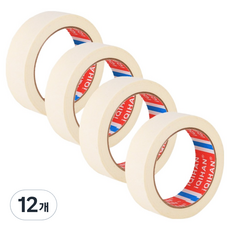 Dada 紙質設計和紙膠帶 20mm x 15m, 白色, 12個