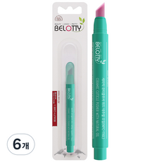 BELOTTY 陶瓷精油指緣推棒, 1.9ml, 6個