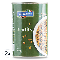 SANGIULIANO 렌틸빈, 400g, 2개