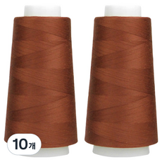 UNIQUE Premium OWL Coresa 45支2股縫紉線, 35 紅棕色, 10個
