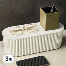 comet Home現代式白板多功能延長線收納盒 中, 象牙白, 3個