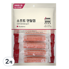 무마진 강아지 소프트 덴탈껌 대용량 30p, 블루베리, 270g, 2개