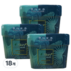 草本故事大號木炭雙層冰箱除臭劑, 260g, 18個