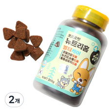 에이비엘펫 강아지 뽀로로 뉴트리홈 기호성 좋은 츄어블 영양제 멀티케어 300g, 2개, 종합영양제, 90정