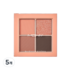 맥퀸뉴욕 1001 톤온톤 섀도우 팔레트 프로4구 3.8g, 말린코랄꽃잎, 5개