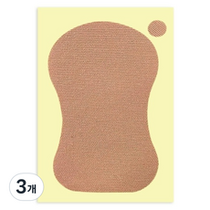 따니태니 겨드랑이 발 땀패드 스킨색, 3개