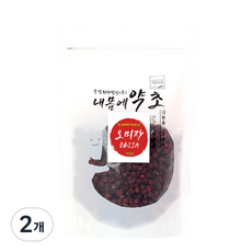 내몸에약초 건 오미자차 스탠드지퍼백, 300g, 1개입, 2개