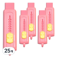 泡沫滑動橡皮擦, 粉紅色, 25個