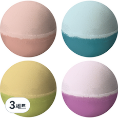 플루 러브 나잇 솔트 버블 배쓰밤 대용량 4종 세트, 3개, 200g