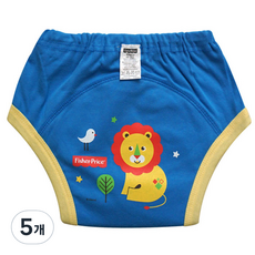 피셔프라이스 4중 방수 배변훈련팬티, 블루, 5개