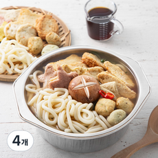 마이셰프 냄비가득 가쓰오 어묵우동 밀키트, 460g, 4개