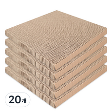 딩동펫 스크래쳐 박스 하우스 평판형 리필, 20개