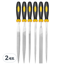 O-ON Easy Grip 銼刀 鋼銼 6件組 180mm, 2套