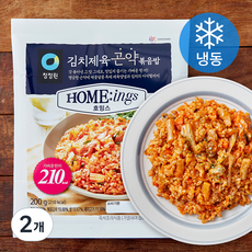 청정원 호밍스 김치제육 곤약볶음밥 (냉동), 200g, 2개