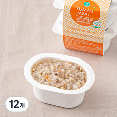 얌이밀 중기 2단계 만7~12개월 이유식, 100g, 12개, 혼합맛(소고기/가지/브로콜리)
