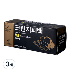Cleanlab Sikgu 克林保鮮夾鏈袋 18 x 20 cm, 3個, 70入, 小(S)