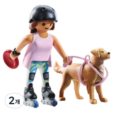 플레이모빌 리트리버와 스케이터 피규어 71739, 2개