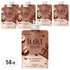 룩트 단백질 쉐이크 초코헤이즐넛, 45g, 14개