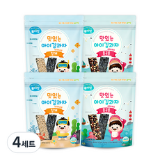 퓨어잇 맛있는 아이김과자 참깨 20g x 2p + 통곡물 20g x 2p 세트, 참깨, 통곡물, 4세트