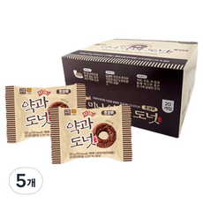 간식대장 더원 미니 약과도넛 초코, 400g, 5개