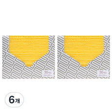크로바몰 알들 뽑아쓰는 하루수세미 옐로우, 30개입, 6개