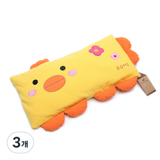 恐龍造型兒童枕頭, 黃色, 3個