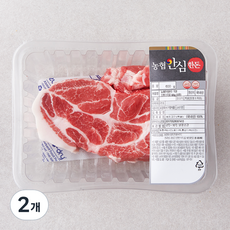 농협안심한돈 목살 보쌈 수육용 (냉장), 600g, 2개