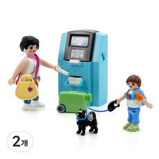 Playmobil 摩比人 遊客與ATM提款機公仔 70439, 2個