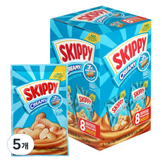스키피 땅콩버터 크리미, 256g, 5개