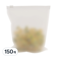 Inp 素面滑塊打孔夾鏈袋 乳白半透明 10號 10 x 15 cm, 10x15cm, 1入, 150個