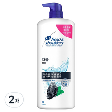 헤드앤숄더 차콜 샴푸, 1.1L, 2개