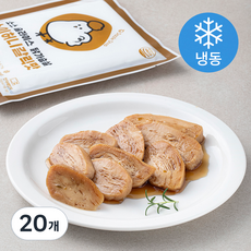 다즐샵 소스 슬라이스 닭가슴살 소이허니갈릭맛 (냉동), 100g, 1개입, 20개