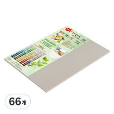 종이문화 뉴씨플레인 친환경 양면색상지 No 54 백옥색, 66개