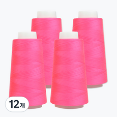 유니크 프리미엄 OWL 코아사 45수2합, 45 네온핑크, 12개