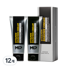 MIP 維他命刮鬍膏, 80ml, 12個